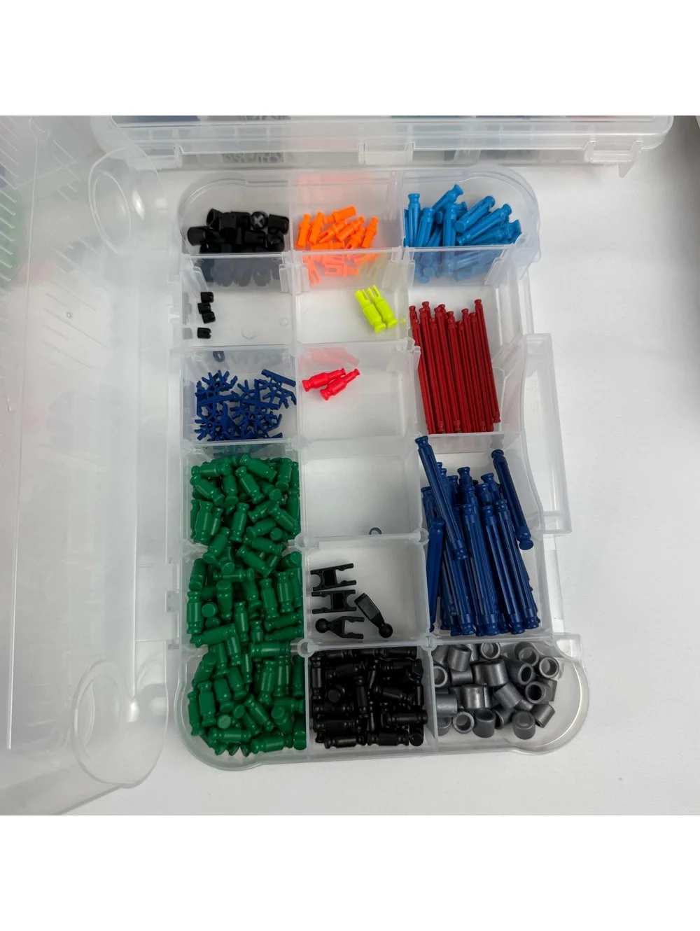 K'NEX Building Toy Set Bulk Lot with Storage Bins and Organizer